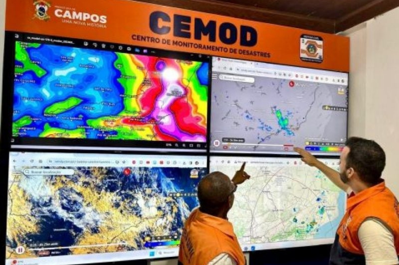 Defesa Civil reforça cuidados diante da previsão de volumes significativos de chuva em Campos